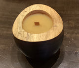 Akwood Wooden Crafts medium candle