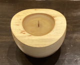 Akwood Wooden Crafts medium candle