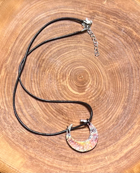 Open Circle Pendant - by Leslie Welfare