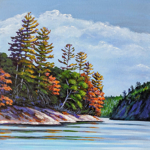 Autumn’s Gems - original painting by Rosalyn Insley