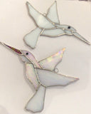 Stained Glass Hummingbird by Howard Sandles