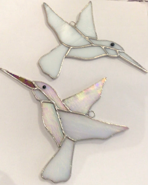 Stained Glass Hummingbird by Howard Sandles