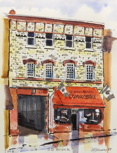 General Brock’s Commissary 55 Brock - Original by David Gilmore - 568