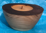 Akwood Wooden Crafts medium candle