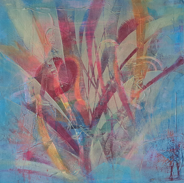 Waterlily - original painting by Clare Williams
