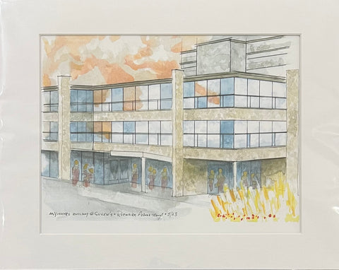Queen’s University Mitchell Hall Print by Richard Armstrong