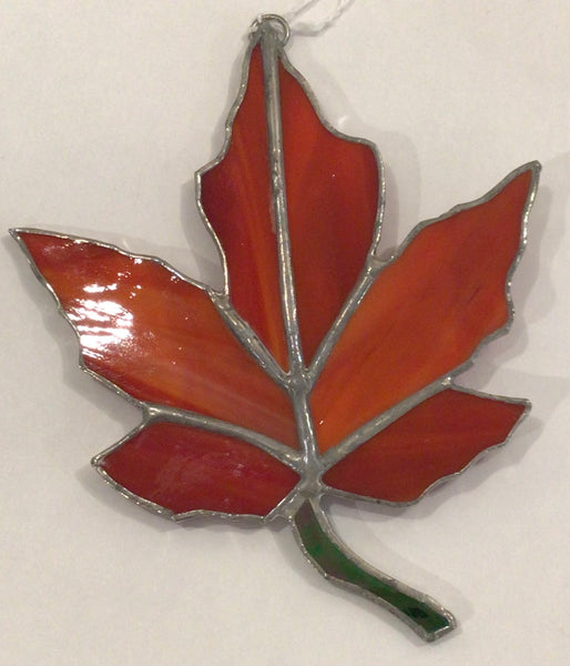 Stained Glass Leaf by Howard Sandles