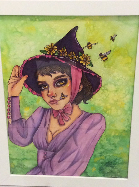 Bee-Witched - print by Kyla Mayne