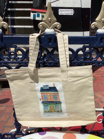 Martello on Brock - Large Zippered Tote Bag