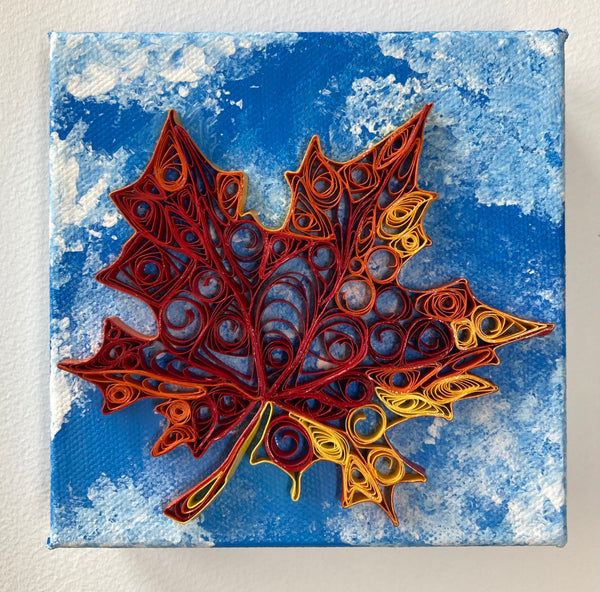 Of Maple and Sky - original painting by Leith Channen