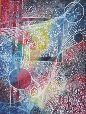 Flying High - original painting by Carla Miedema