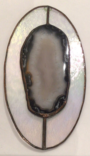 Stained Glass Brazilian Agates by Howard Sandles