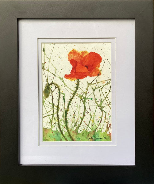 Poppy - original painting by Leith Channen