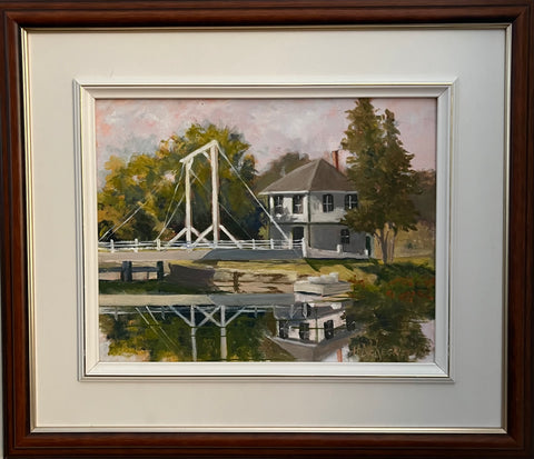 Lower Brewers Mill Lock - original by Hazel McKegney