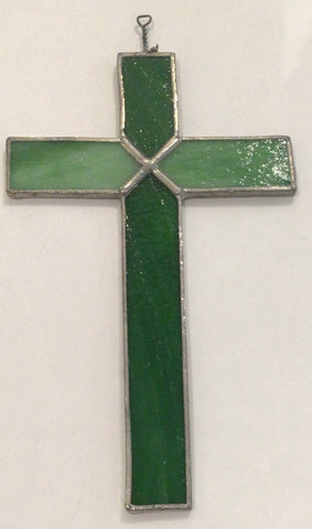 Stained Glass Cross by Howard Sandles