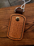 Leather Keychain Tags by David Yi