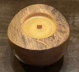 Akwood Wooden Crafts medium candle