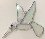 Stained Glass Hummingbird by Howard Sandles