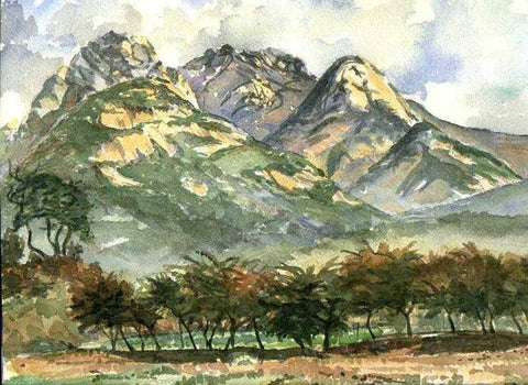 Pukhansan Mountain, near Seoul,Korea - Original by David Gilmore - 307
