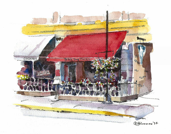 Black Dog Tavern - Original by David Gilmore - 562