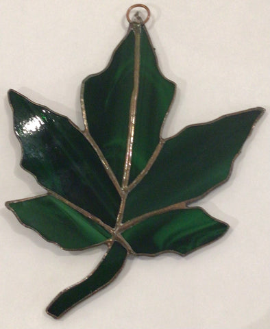 Stained Glass Leaf by Howard Sandles