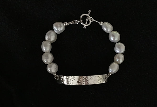 SS printed wire and FW pearls