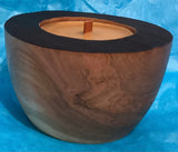 Akwood Wooden Crafts medium candle