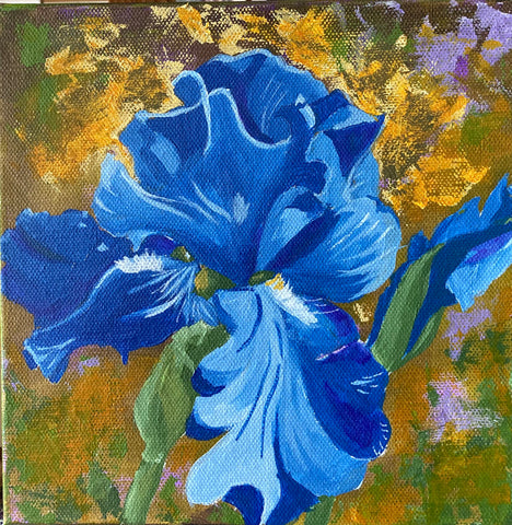Blue Iris by Martha Stroud