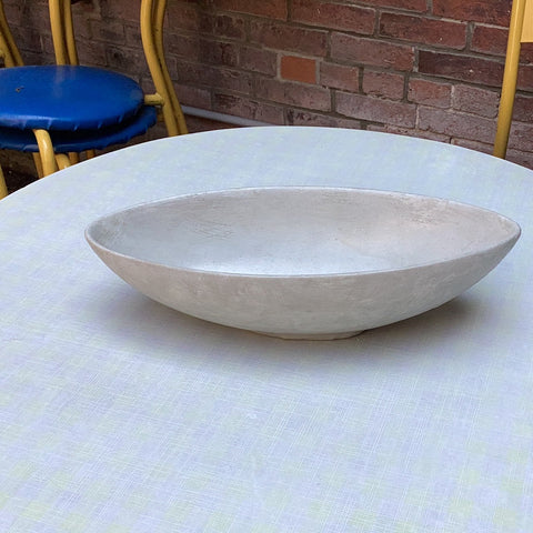 Large Contour Oblong Concrete Bowl#8