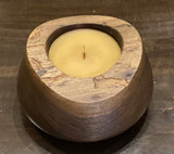 Akwood Wooden Crafts medium candle