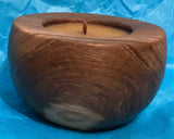 Akwood Wooden Crafts medium candle