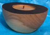 Akwood Wooden Crafts medium candle