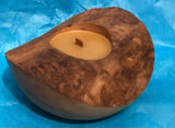 Akwood Wooden Crafts medium candle