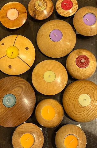 Keith’s Wooden Candle Holders