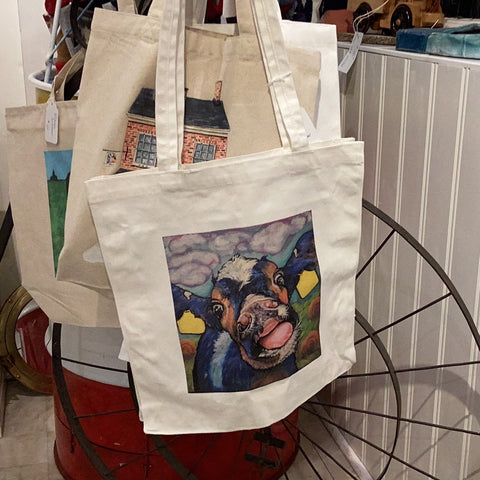 Cute tote bags by Lucy De Sousa