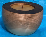 Akwood Wooden Crafts medium candle