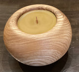 Akwood Wooden Crafts medium candle