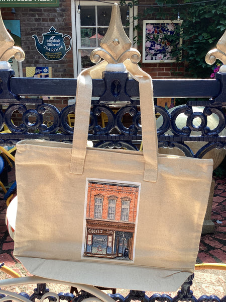 Cooke’s Fine Foods- Large Zippered Tote Bag