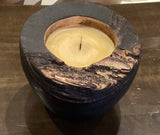 Akwood Wooden Crafts medium candle