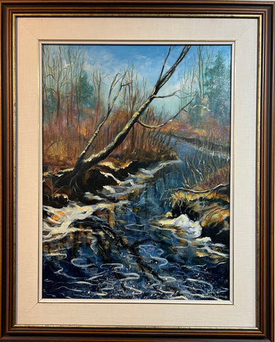 Bon Echo Creek - original painting by Carla Miedema