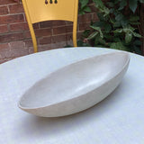 Large Contour Oblong Concrete Bowl#8