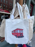 Small Zippered Tote - Kingston Trolley