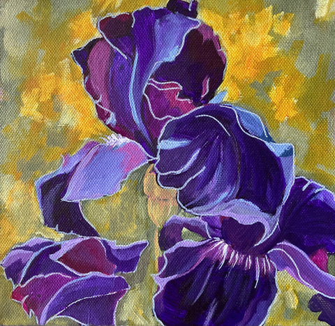 Purple Iris by Martha Stroud