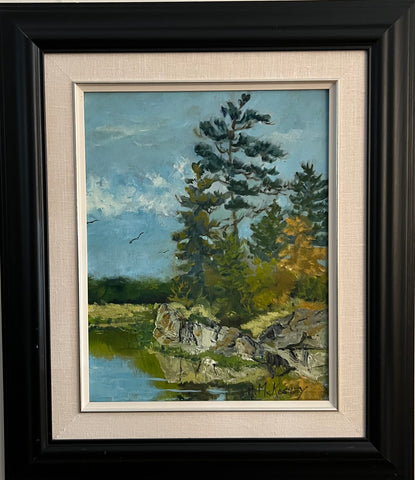 The Canadian Shield - original by Hazel McKegney