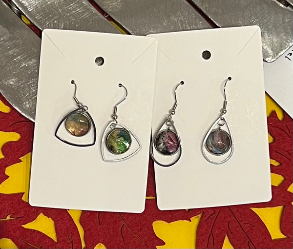 Acrylic Skin Earrings - by Leslie Welfare