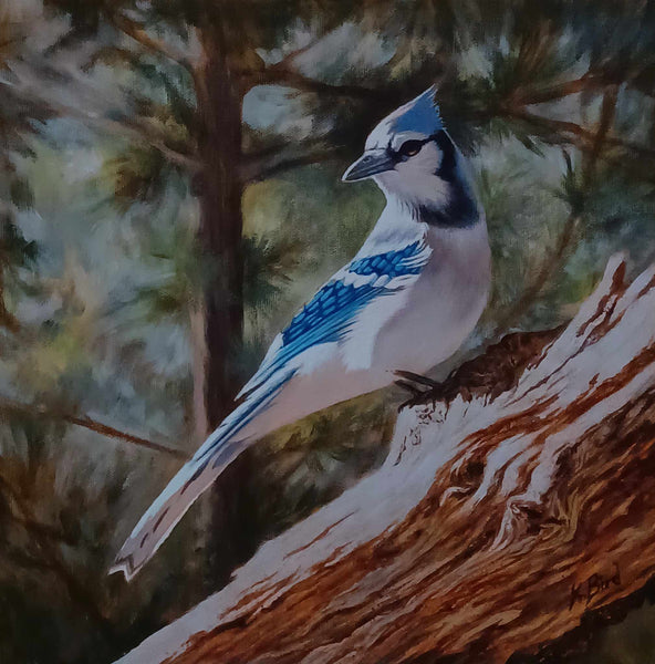 Azure in the Afternoon - Original painting by Kristi Bird