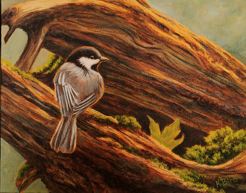 Foraging - Original painting by Kristi Bird