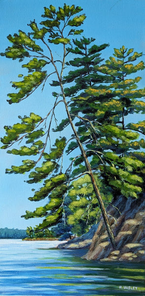 Reaching Out - original painting by Rosalyn Insley
