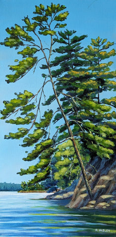 Reaching Out - original painting by Rosalyn Insley
