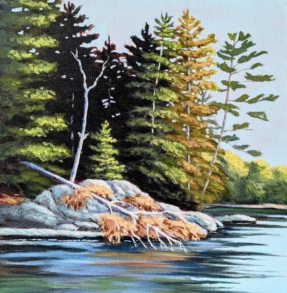 Lost The Struggle - original painting by Rosalyn Insley